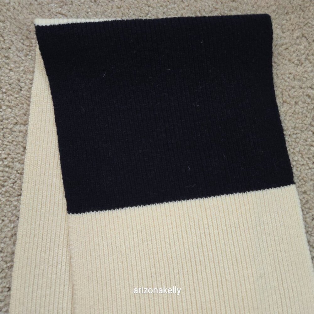 NWOT Mackie Wool Scarf Ribbed Striped Scotland - Picture 3 of 9